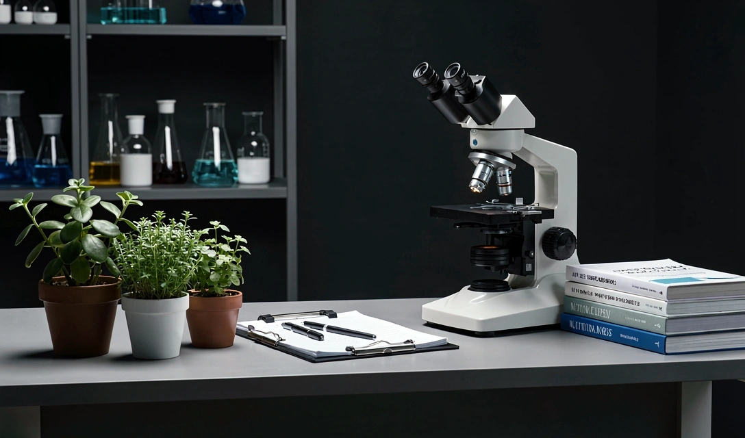 Arbeitsplatz eines Ernährungswissenschaftlers